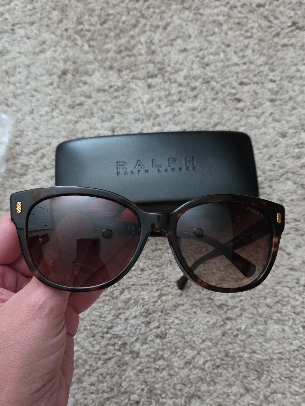 Ralph Lauren RA5305U Cat's Eye Sunglasses in Black Havana ASO Kate Middleton - Picture 6 of 14
